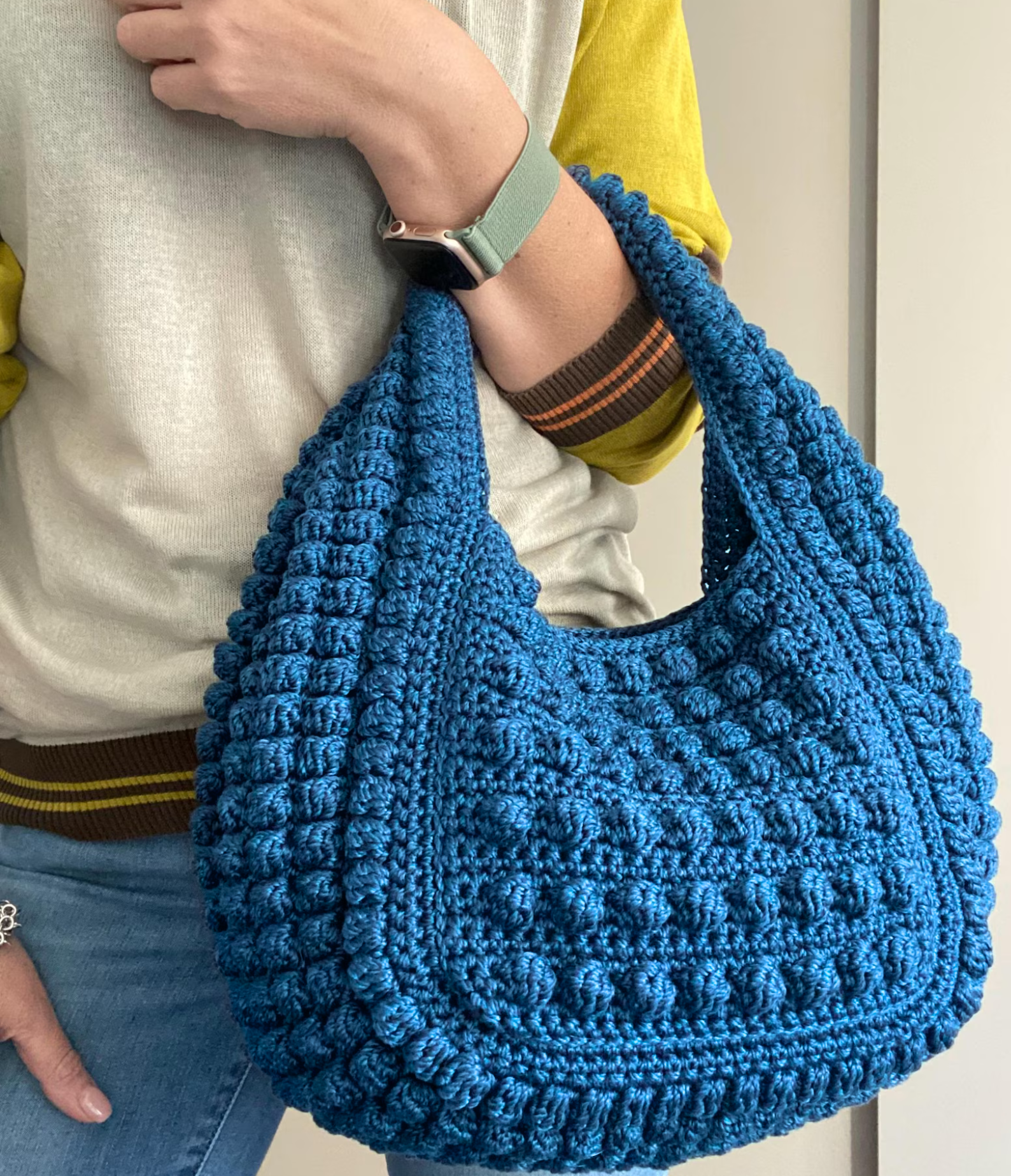 PATRON DE CROCHET FERRARA Sac à deux anses