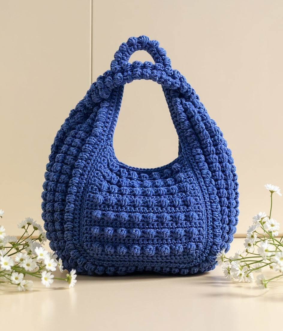 PATRON DE CROCHET FERRARA Sac à deux anses