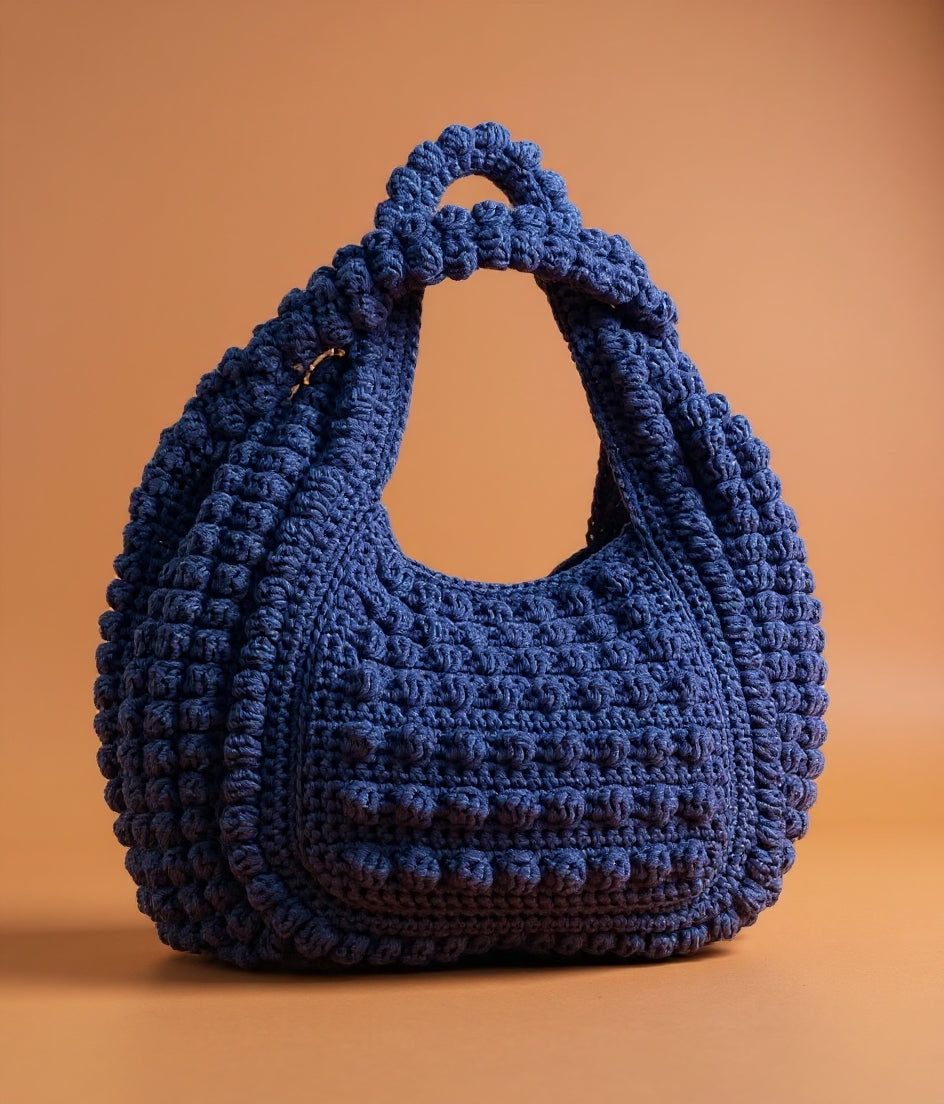 PATRON DE CROCHET FERRARA Sac à deux anses